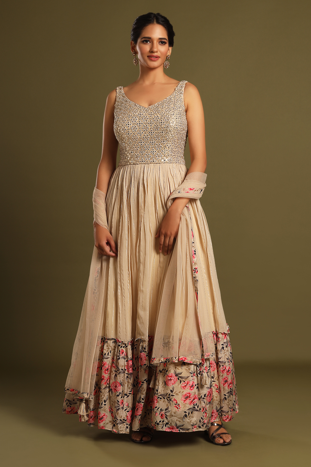 Buy Frock Style Anarkali Suits Online | Andaazfashion.com
