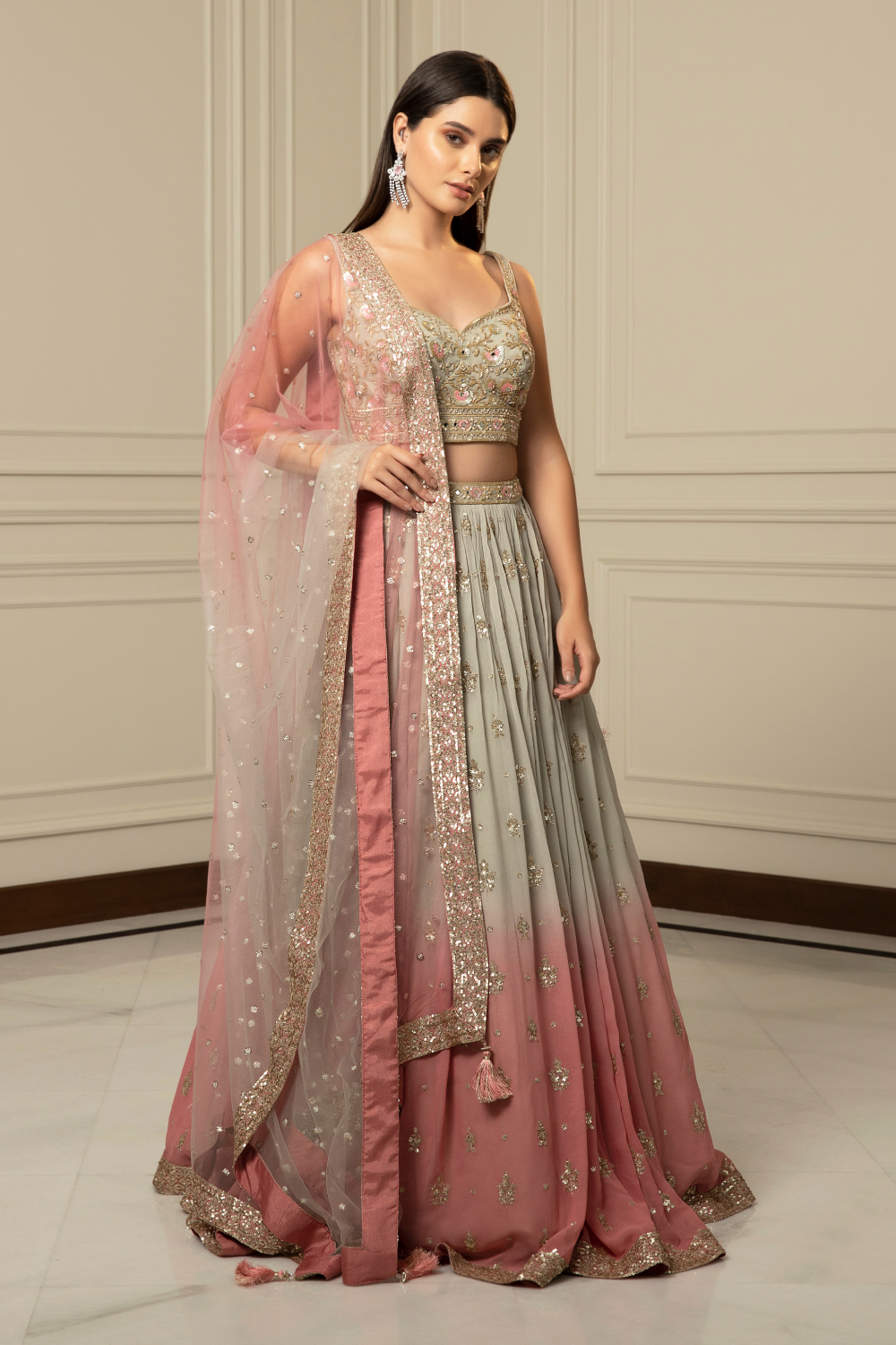 Reception Party Wear Lehenga Choli | Marriage Engagement Indian Dress