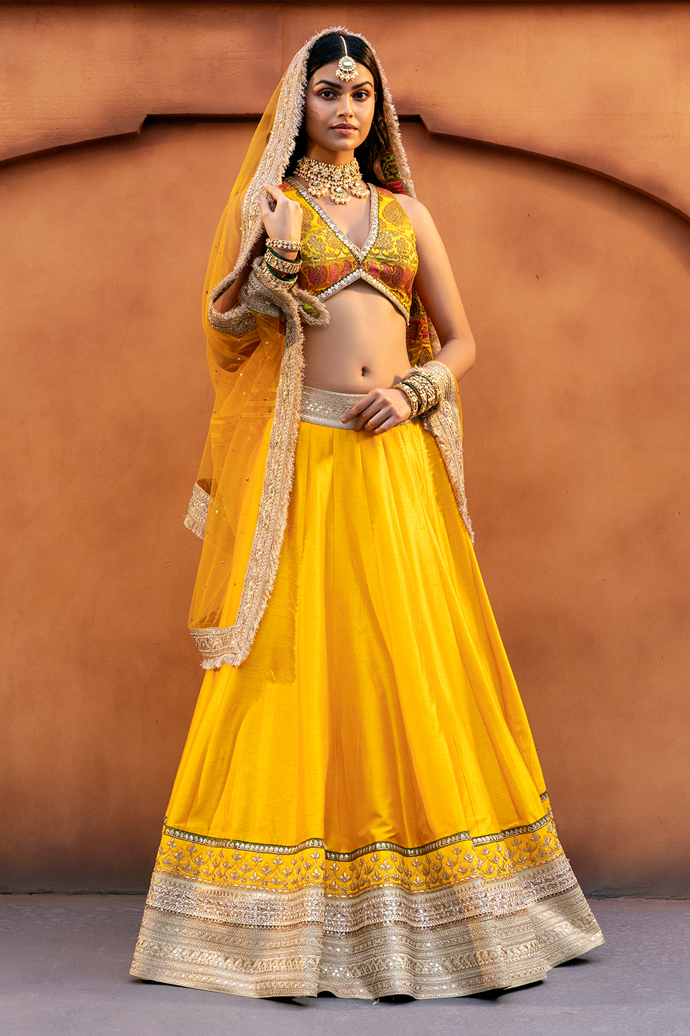 Madhuri Dixit Nene's yellow lehenga will instantly brighten up your  wardrobe | VOGUE India
